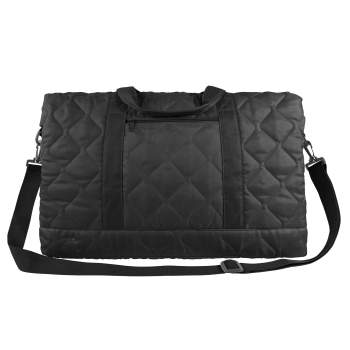 Black Lightweight Woobie Weekender Bag Side view