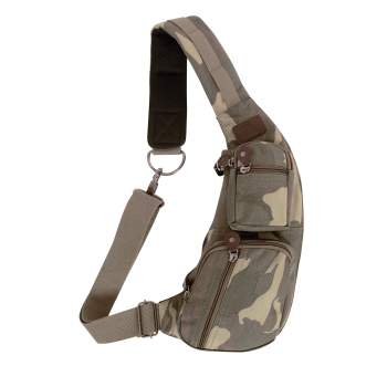 Crossbody bag in camouflage