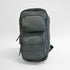 gray bag with two bigger pockets and multiple zippers