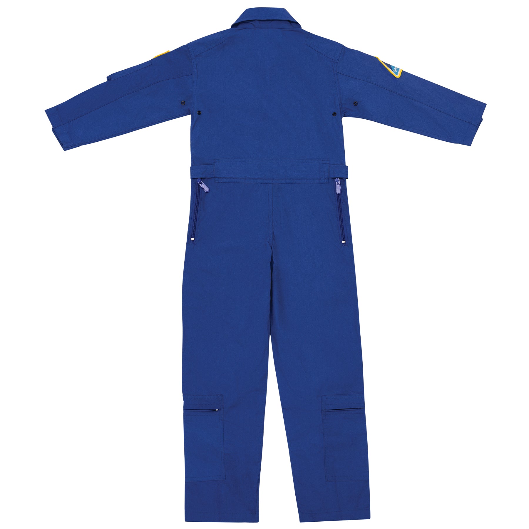 Back of blue NASA Jumpsuit