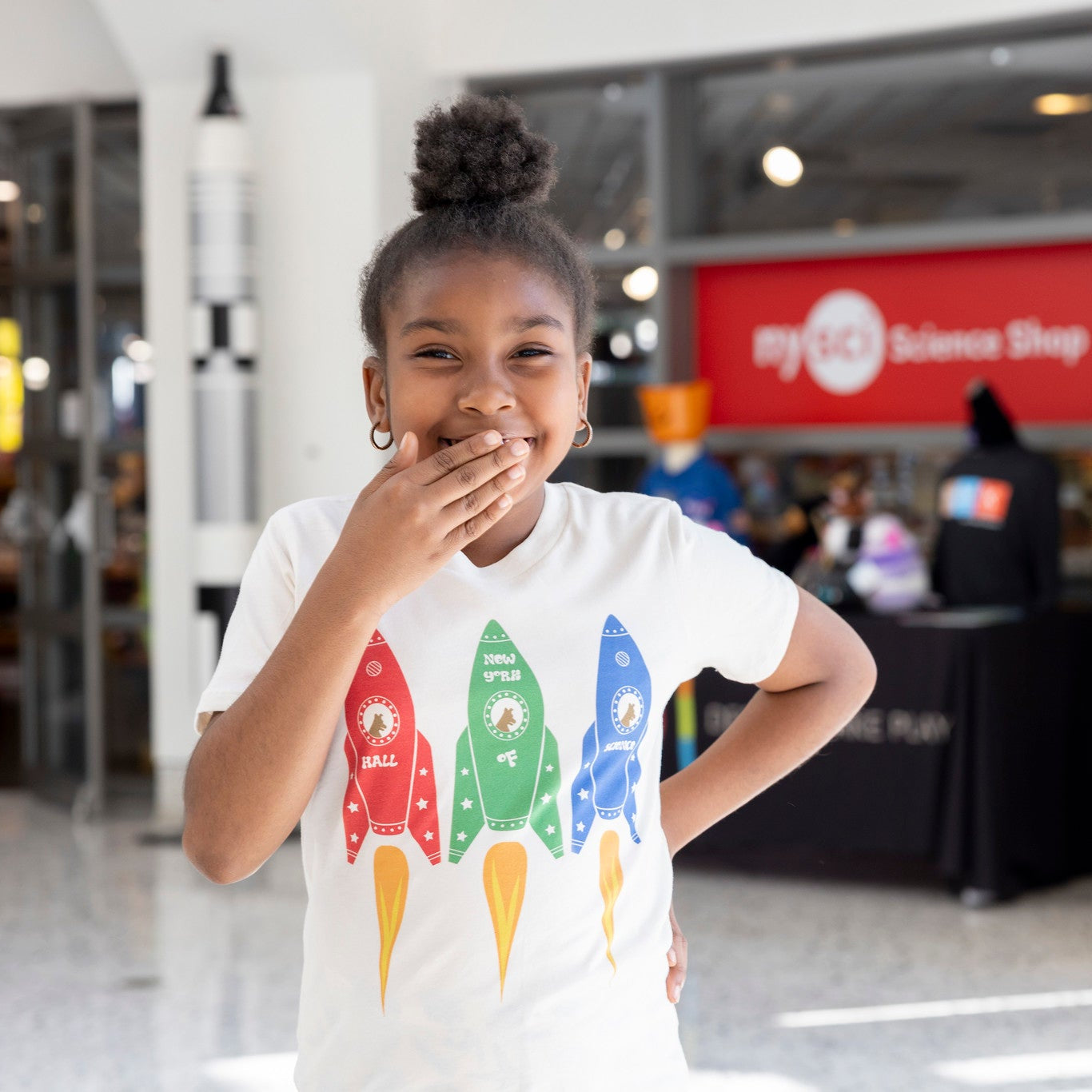 纽约科学馆太空犬青少年T恤