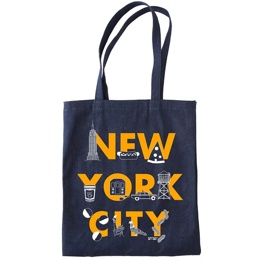 New York City Inspired Denim Tote