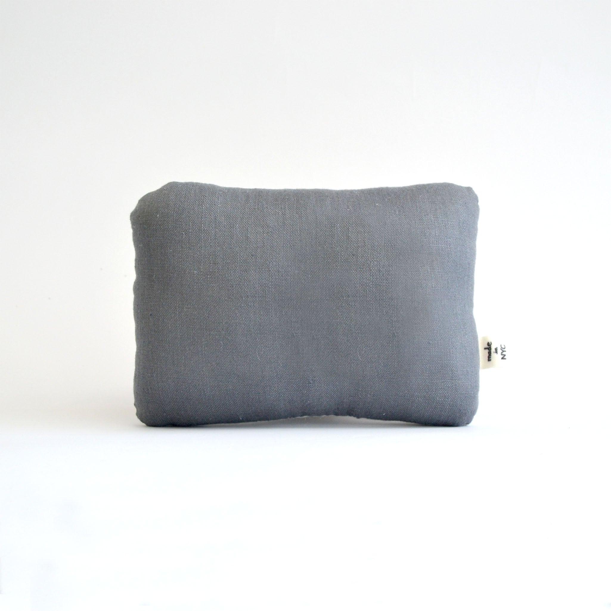Back cover of pillow on white background