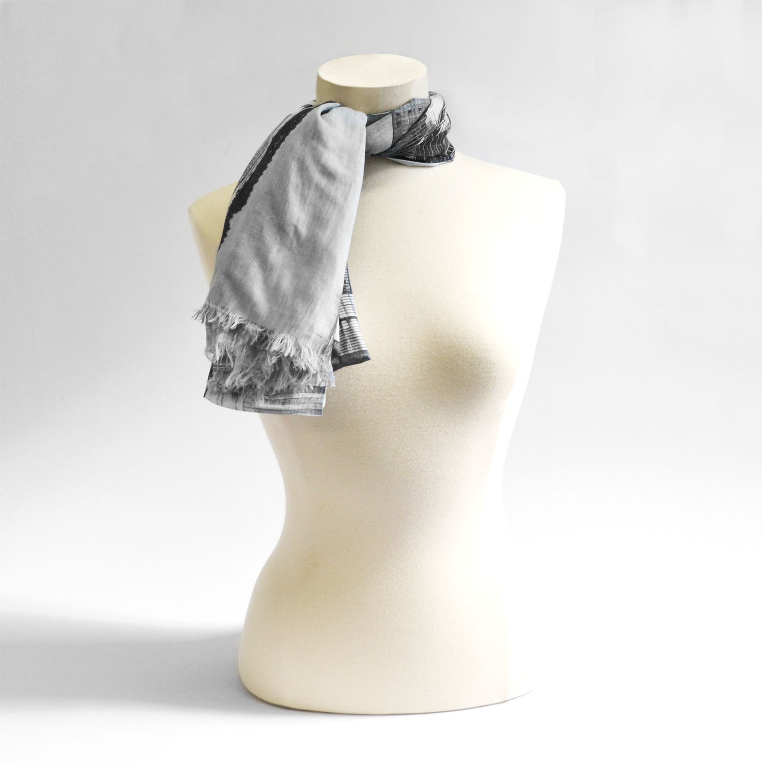 CityWorks Inspired: Black &amp; White New York Scarf