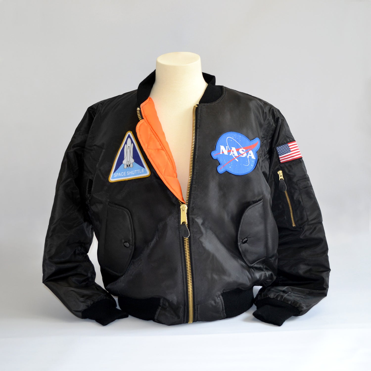 Chaqueta de vuelo NASA MA-1 para niños