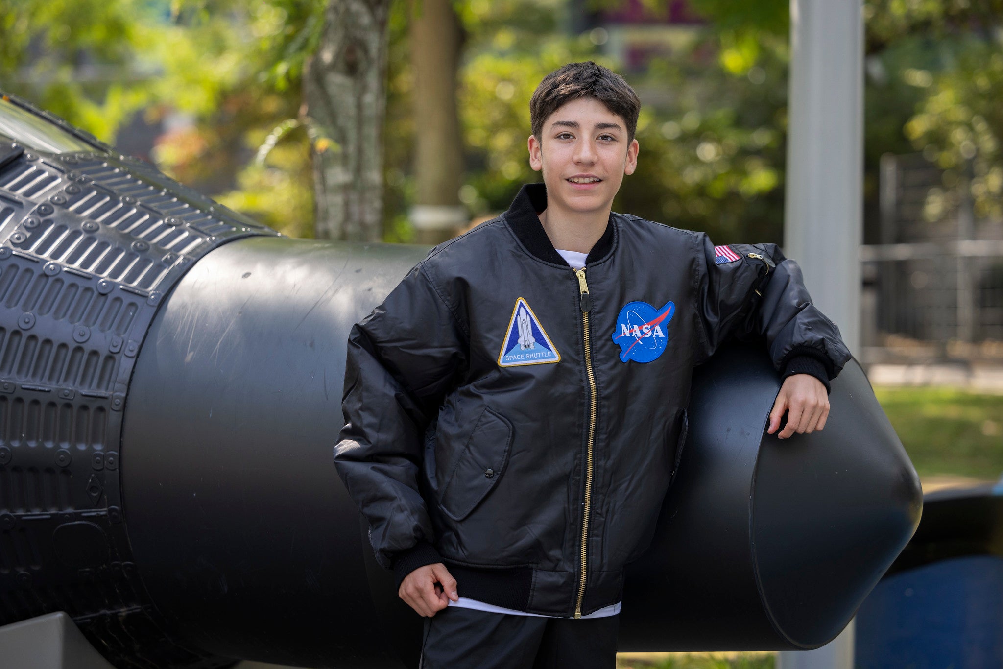 Adult NASA MA-1 Flight Jacket – NYSCI e-Store