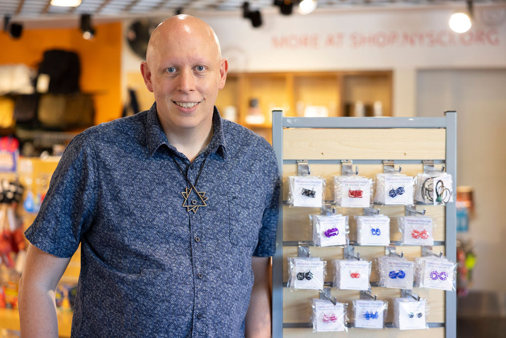 Local artist featured product display