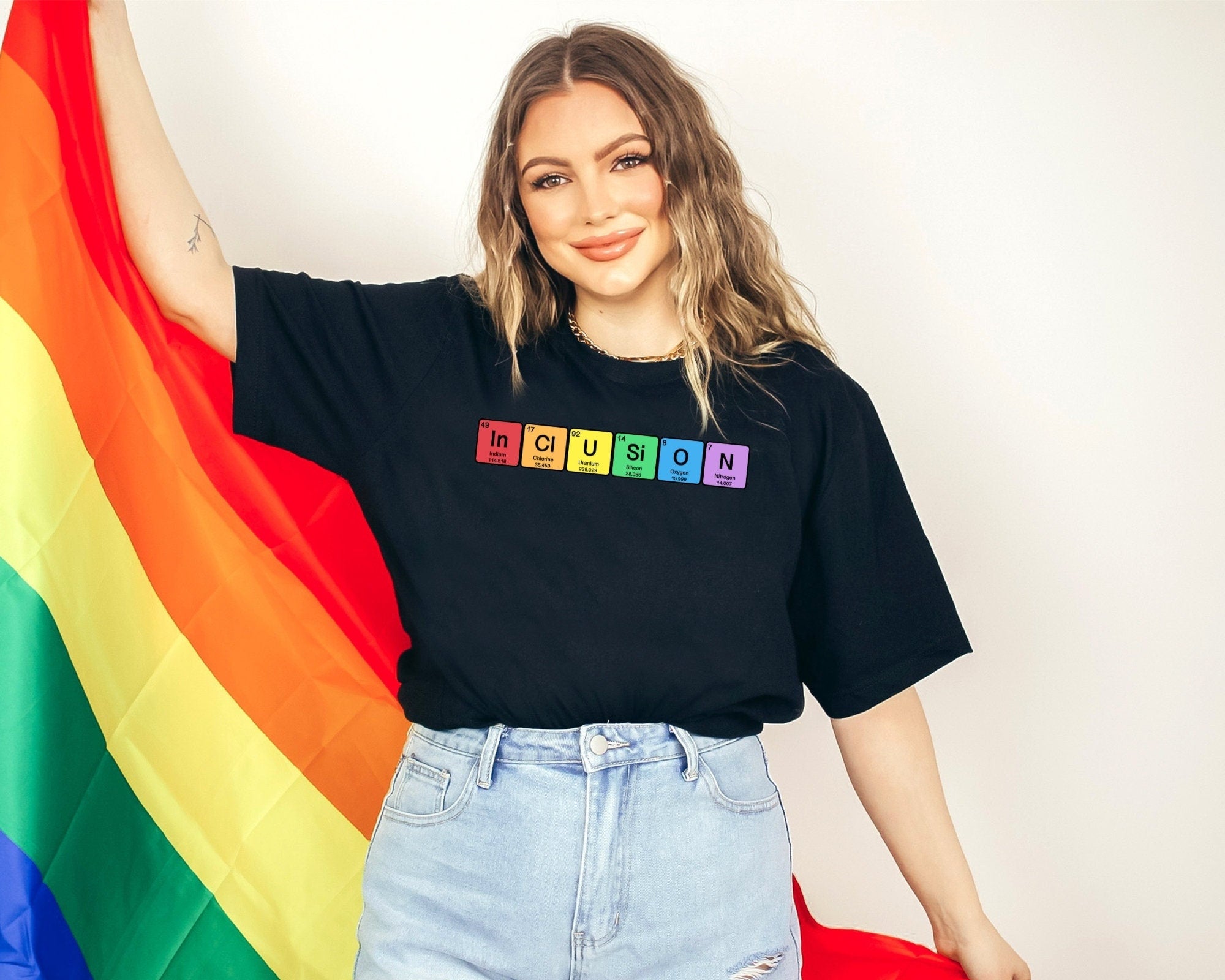 Camiseta Los elementos de la inclusión