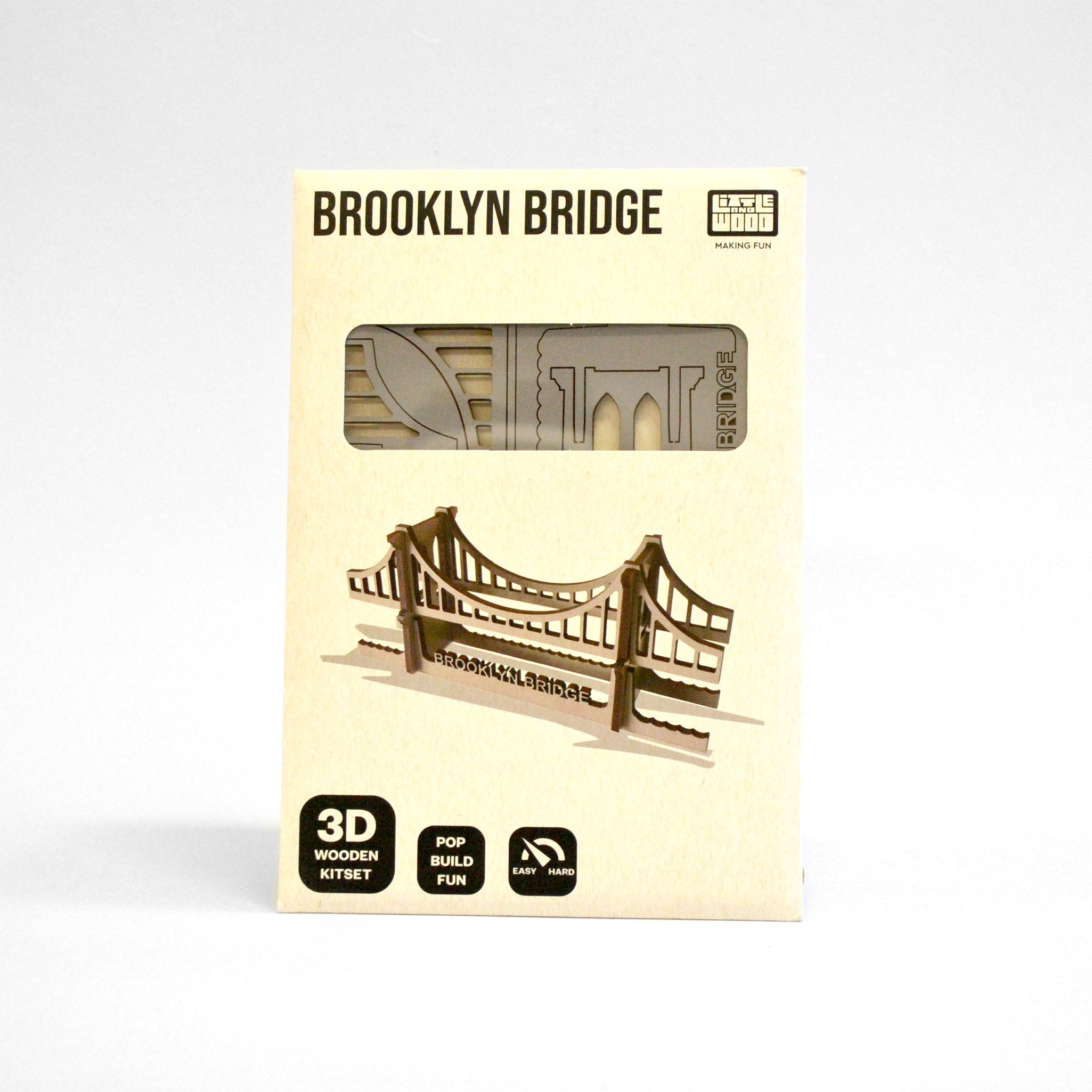 Brooklyn Bridge 3-D Wooden Model Kit