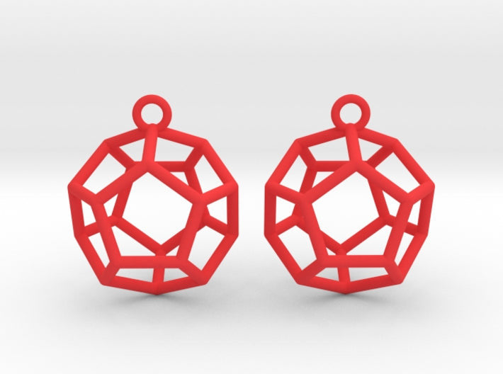 Dodecahedron Earrings