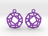 Dodecahedron Earrings