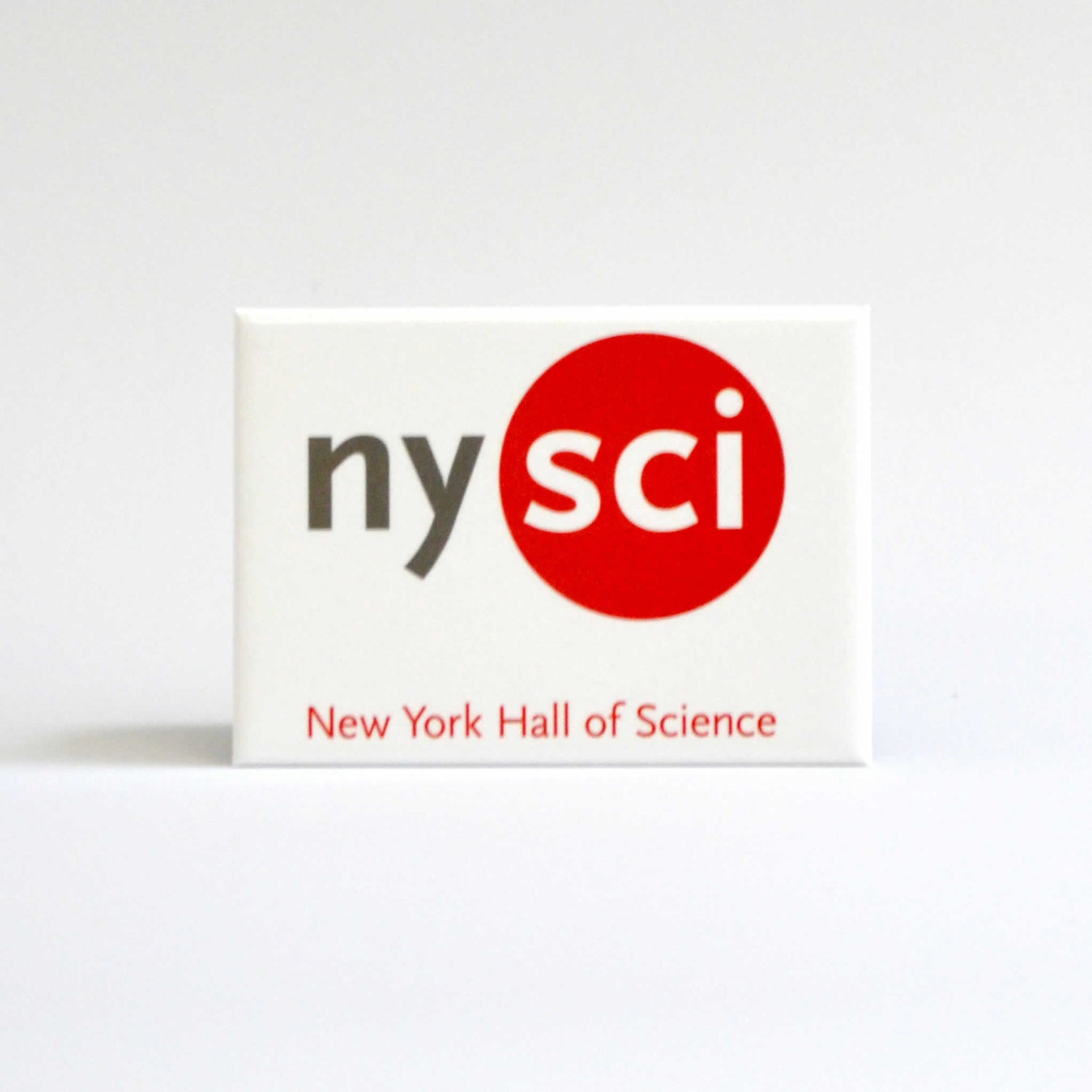 Refrigerator magnet with nysci logo