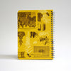 Notebook featuring bees on the cover - back