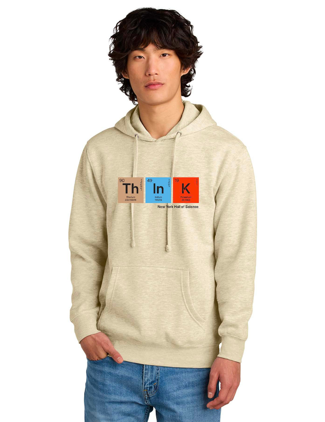 Exclusive: New York Hall of Science Branded Hoodie Oatmeal