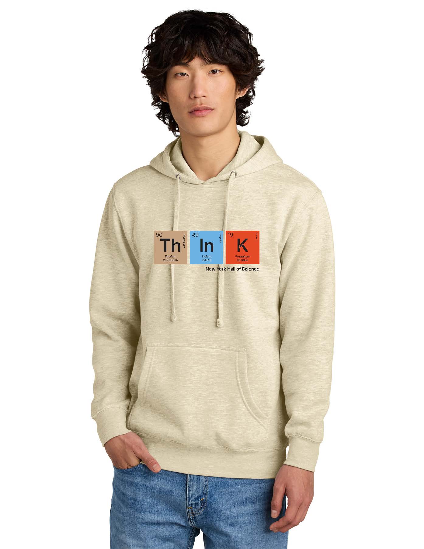Exclusive: New York Hall of Science Branded Hoodie Oatmeal
