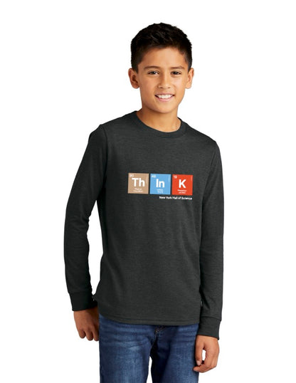 New York Hall Of Science Youth THINK Long Sleeve T-Shirt