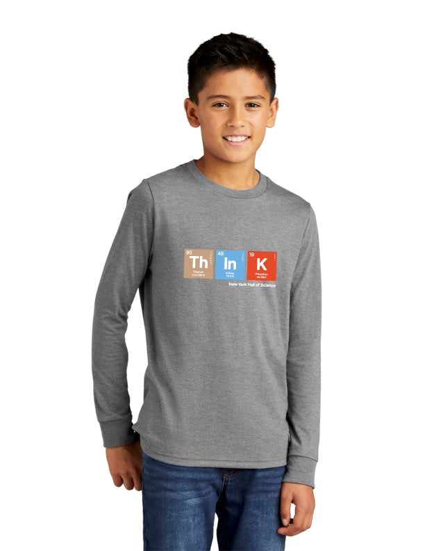 New York Hall Of Science Youth THINK Long Sleeve T-Shirt