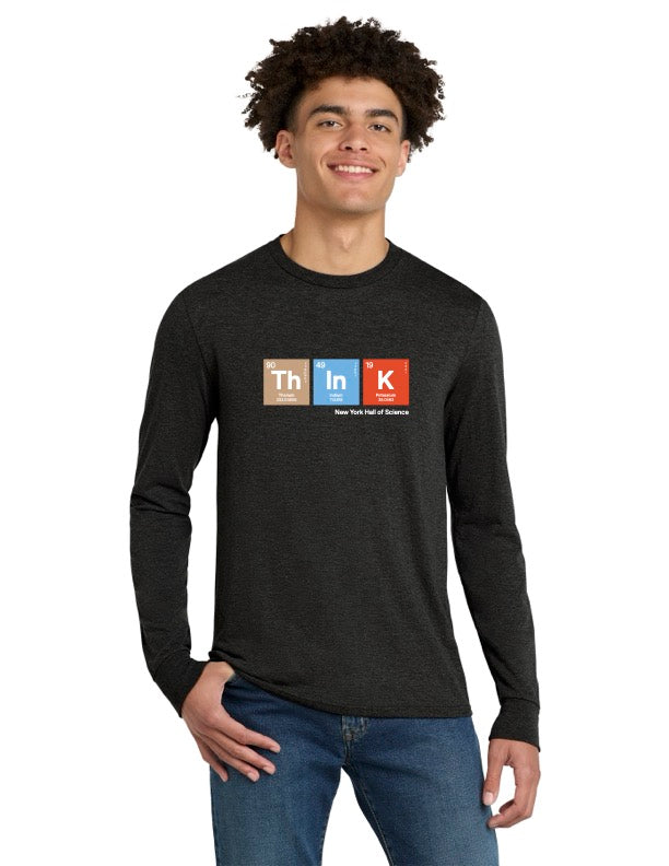 New York Hall Of Science Adult THINK Long Sleeve T-Shirt