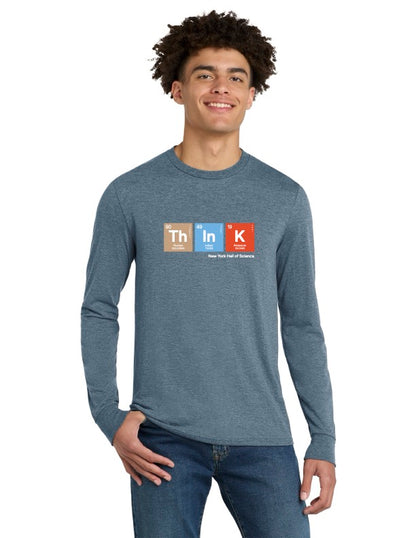New York Hall Of Science Adult THINK Long Sleeve T-Shirt