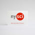 White postcard with the nysci logo and the words New York Hall of Science