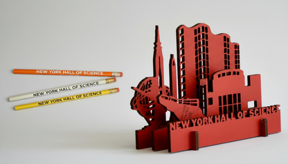 Kit de modelo de madera 3D del Museo del Salón de Ciencias de Nueva York