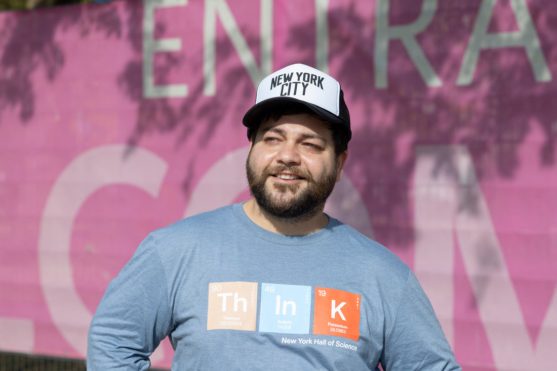 New York Hall Of Science Adult THINK Long Sleeve T-Shirt