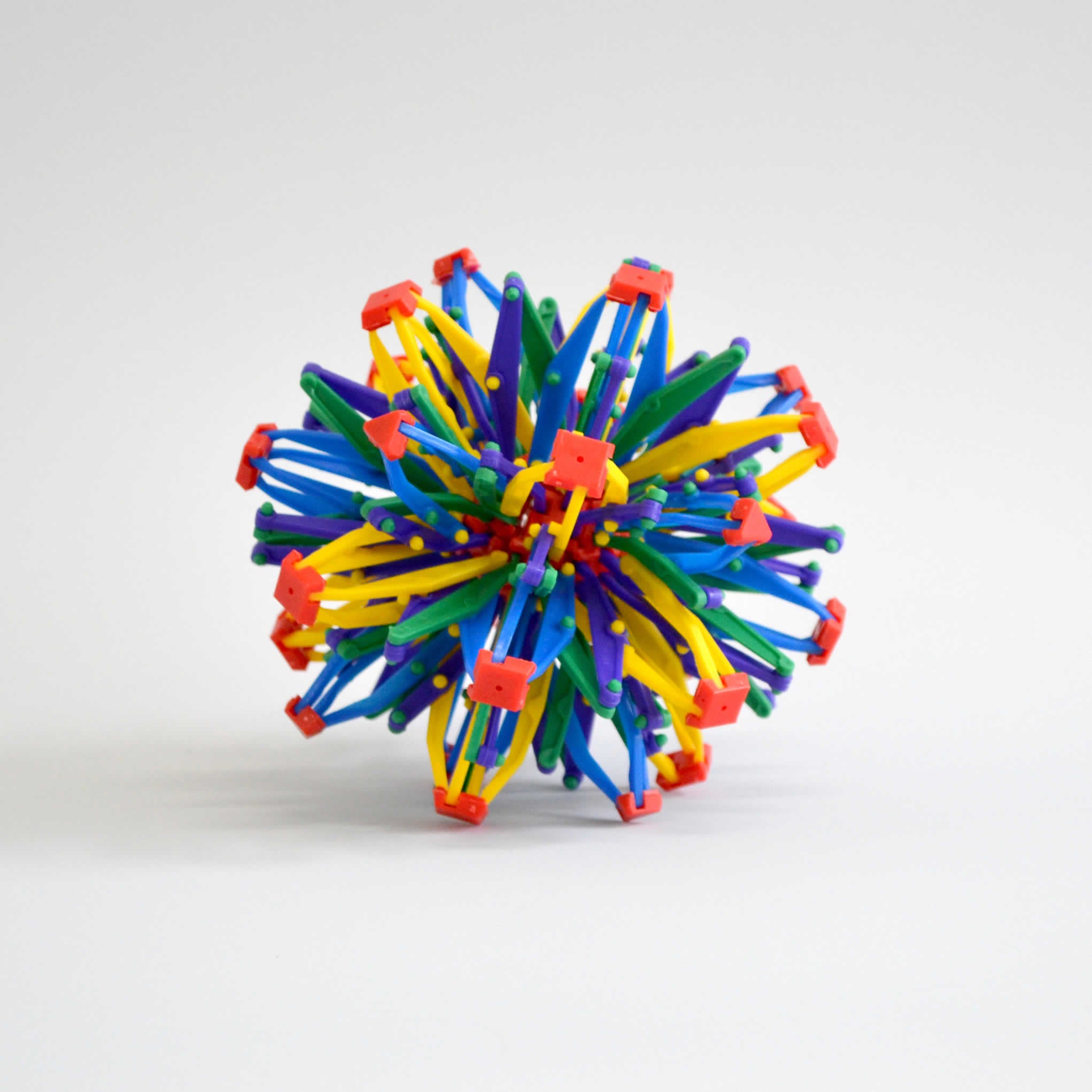 Colorful toy ball that expands