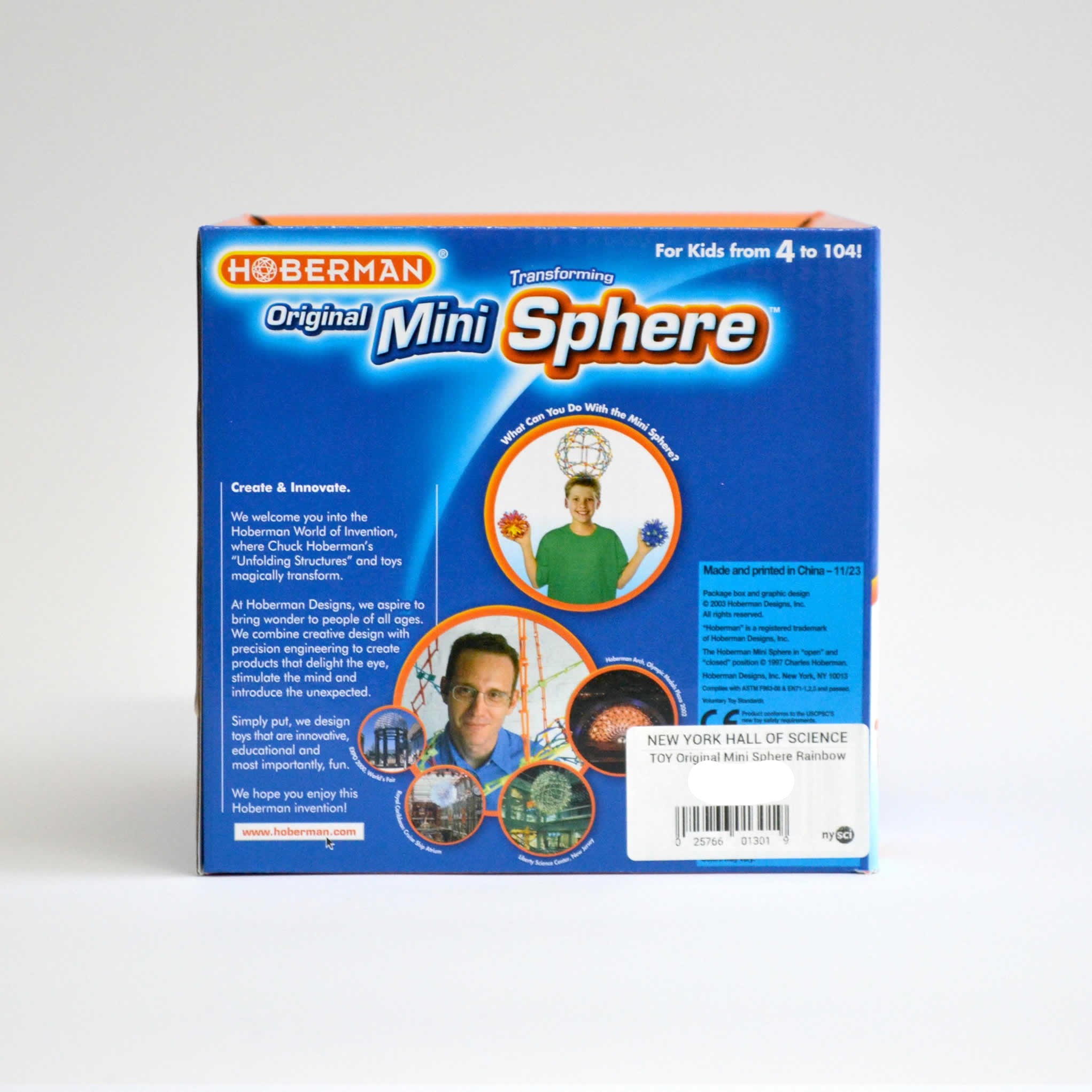 Original Mini Sphere - Rainbow Colors – NYSCI e-Store