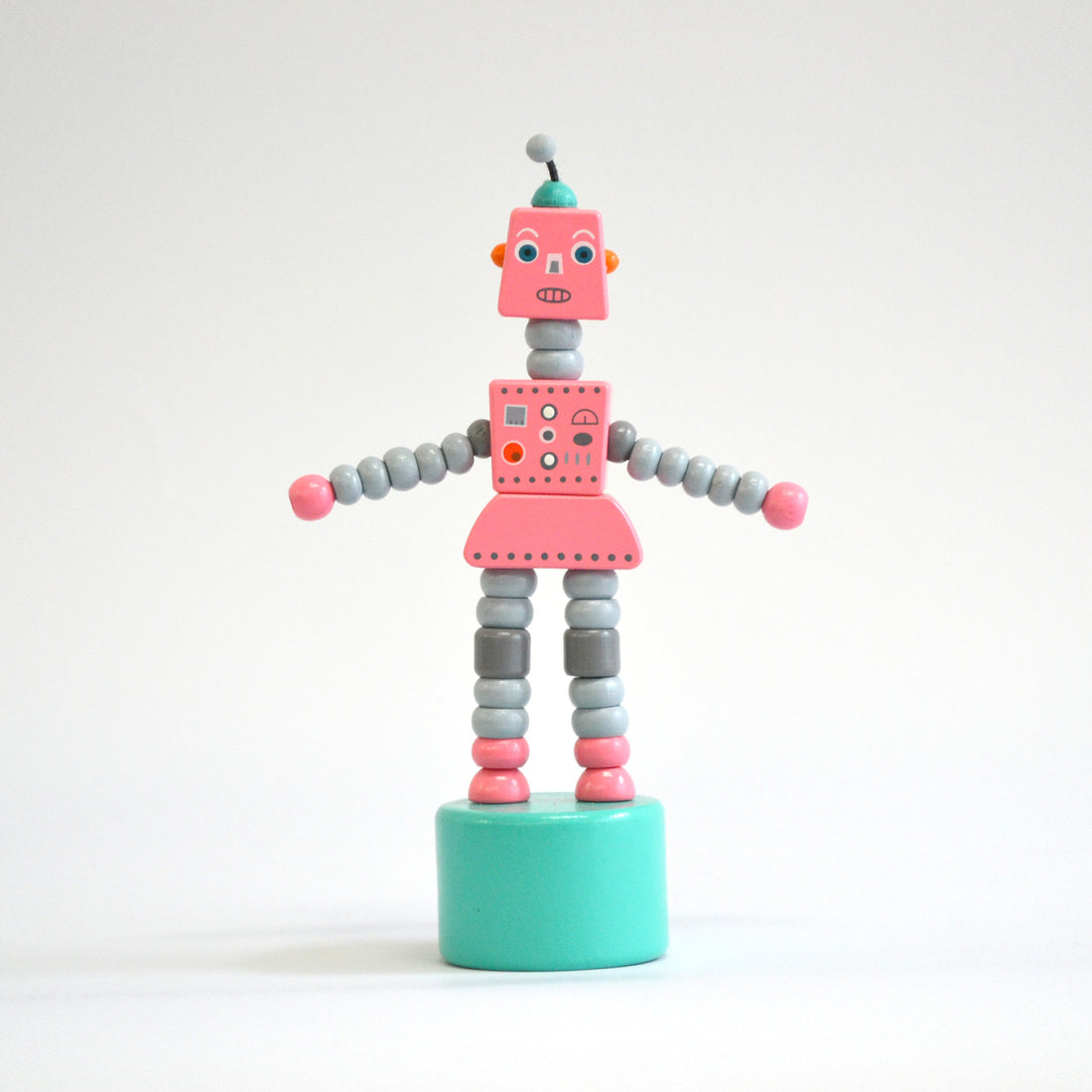 Push Puppet Retro Robot