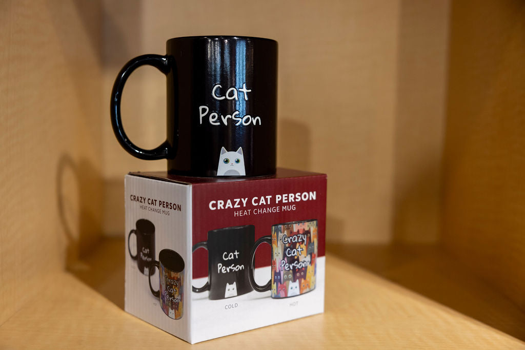Crazy Cat Person Heat Change Mug