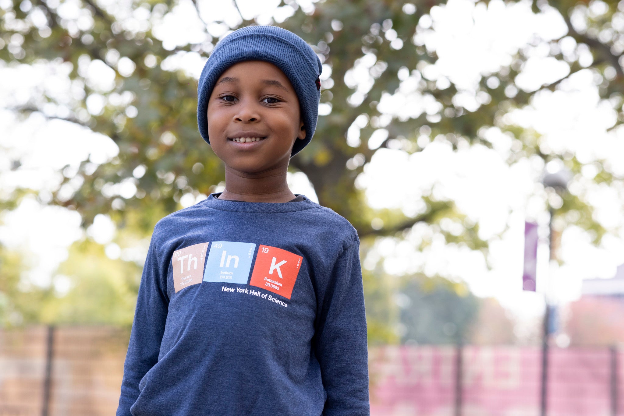 New York Hall Of Science Youth THINK Long Sleeve T-Shirt